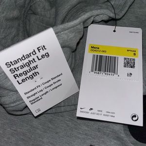 Gray NIKE Small Tech Fleece Sweatpants